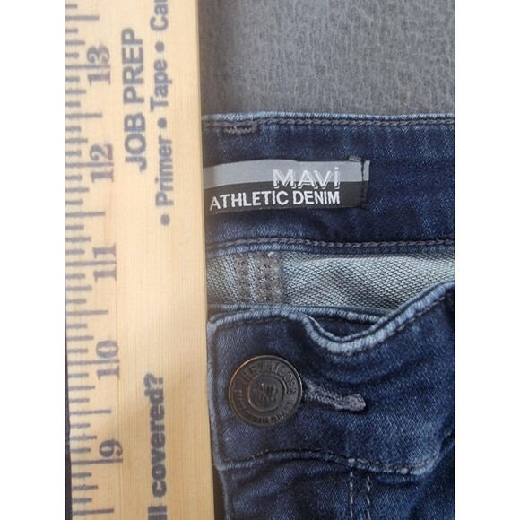 Mavi Jeans Mens 34x30 Blue Zach Straight Leg Athletic Denim Stretch Medium Wash - Picture 8 of 14